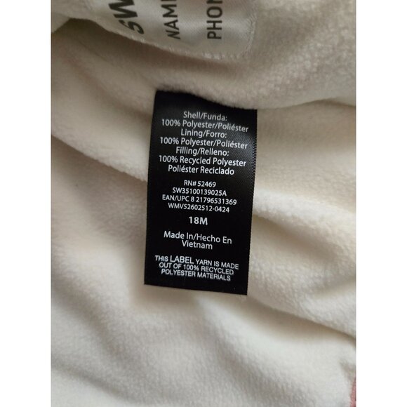 NWT Swiss Tech Toddler Heavyweight Puffer Jacket Size 18 Months / Rose Gold - Picture 4 of 5